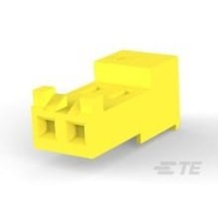 TE CONNECTIVITY Headers & Wire Housings Closed With Tabs 2P L.R. Yellow 20 Awg 3-643818-2